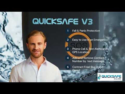 Quicksafe V3 Man down alarm video