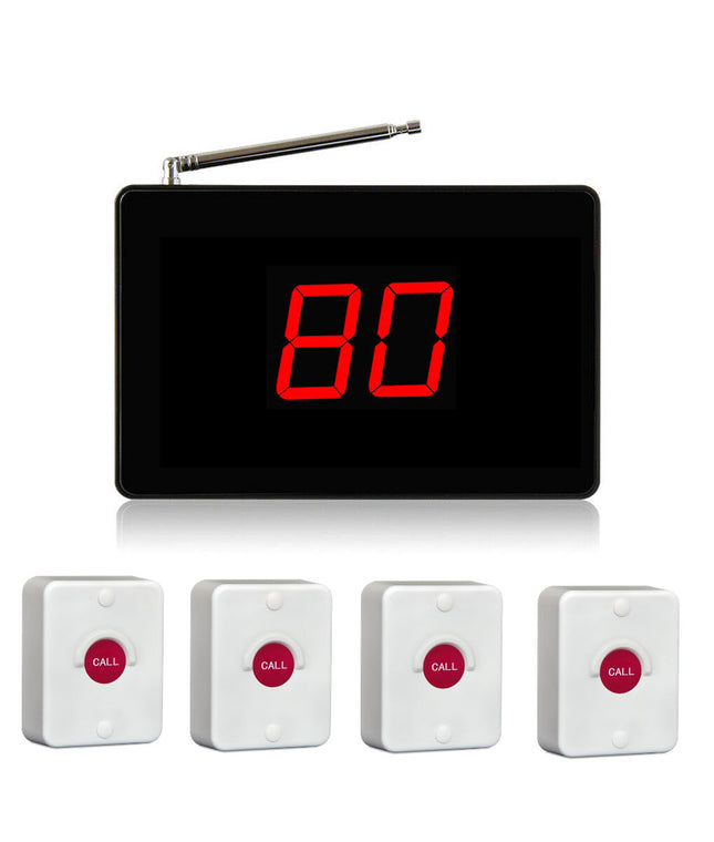 Wireless Nurse Call System with WATERPROOF Call Buttons.