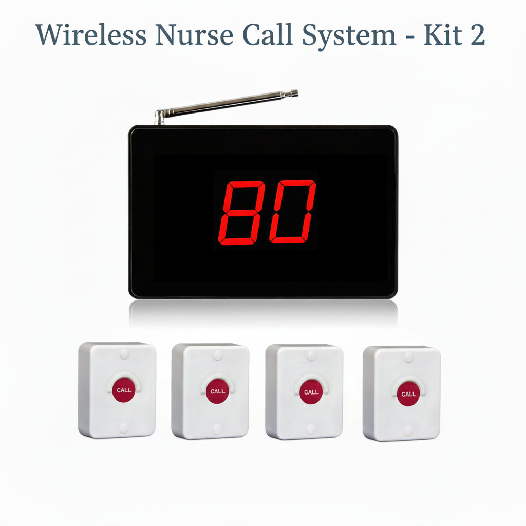 Waterproof Nurse Call Wireless Nurse Call System with Fixed Waterproof Buttons – Quicksafe ...
