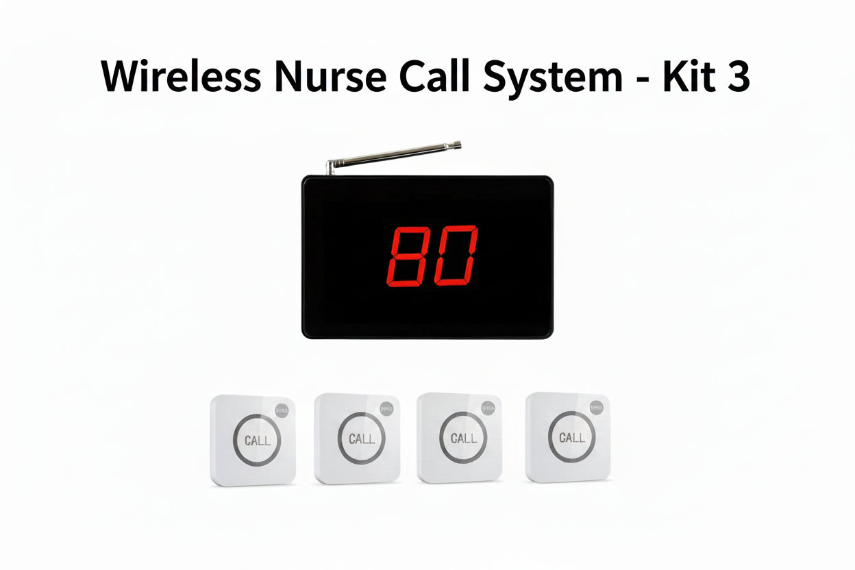 Wireless Call Bell System - Kit 3. | Wireless Call Bell System - Kit 3.